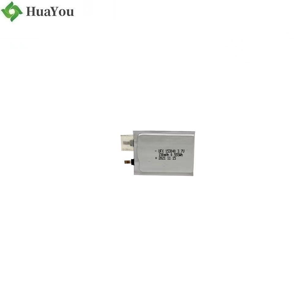 153040 3.7V 150mAh Rechargeable Cell