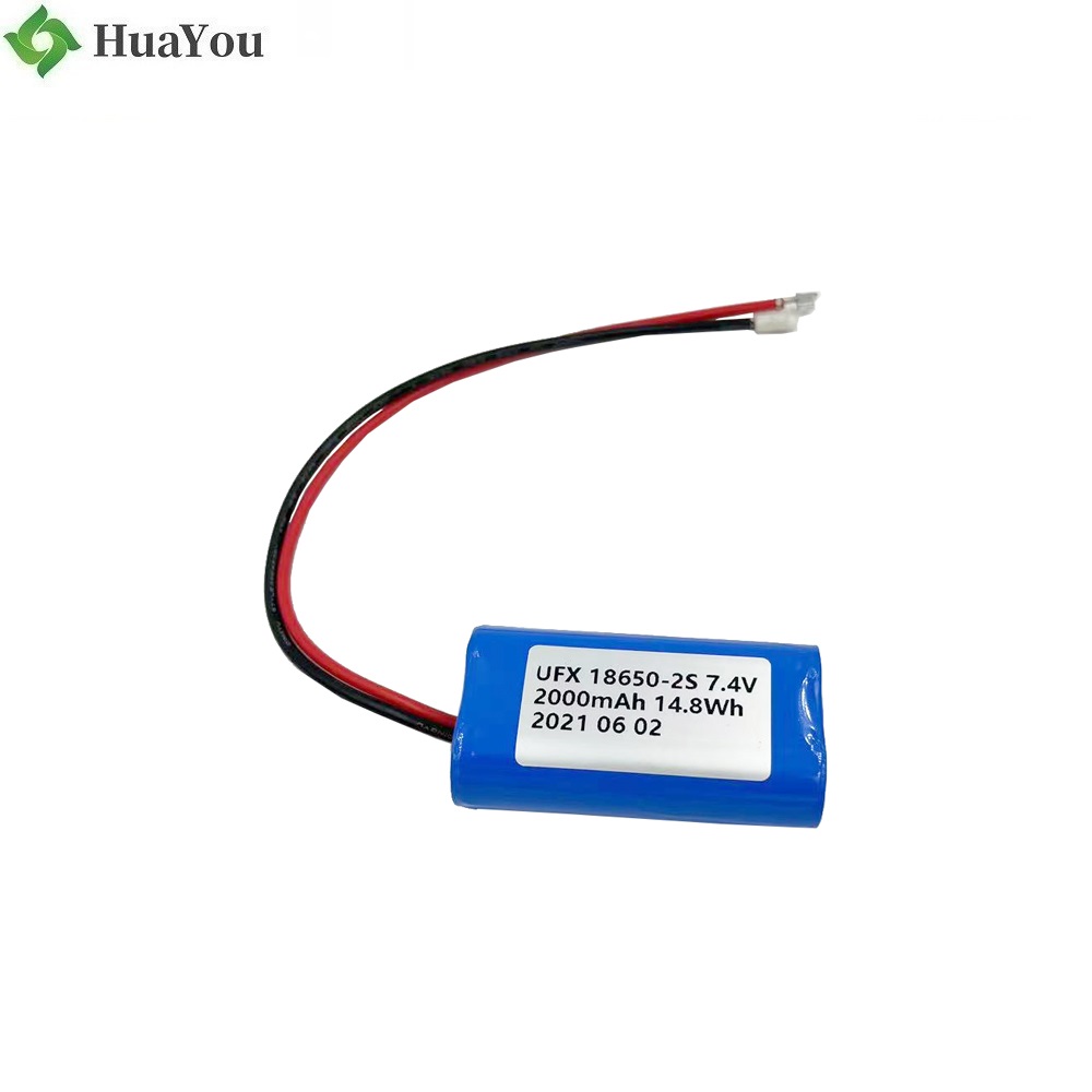 Chinese Li-ion Cell Factory Supply 7.4V Battery Pack