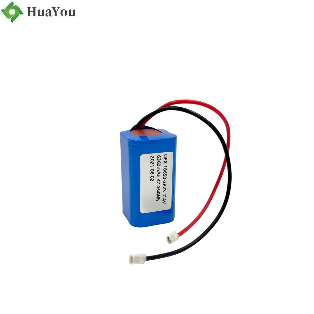 Lithium-ion Cell Factory Custom 7.4V Battery Pack