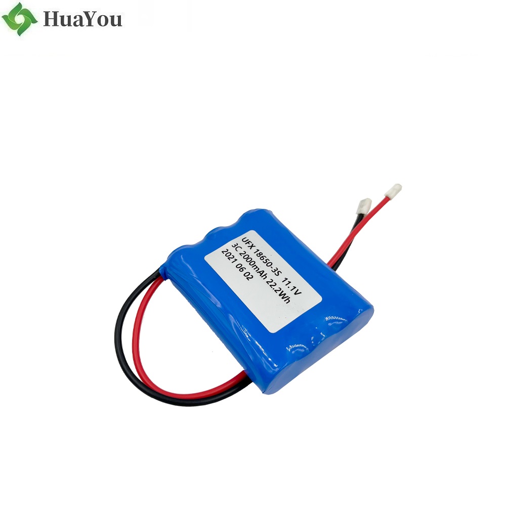 Li-ion Cell Manufacturer Custom 11.1V Battery Pack