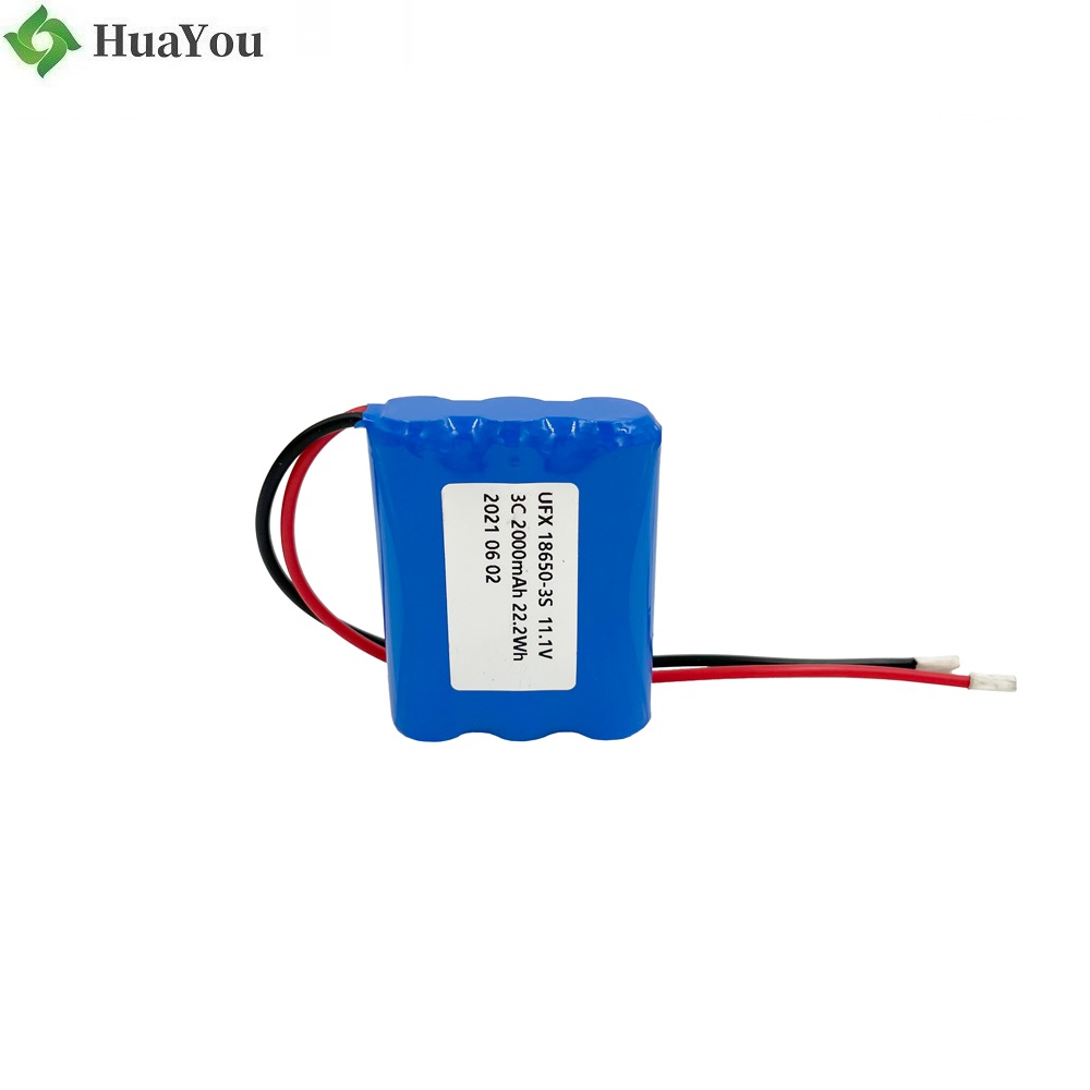 18650-3S 11.1V 3C Discharge Cylindrical Battery Pack