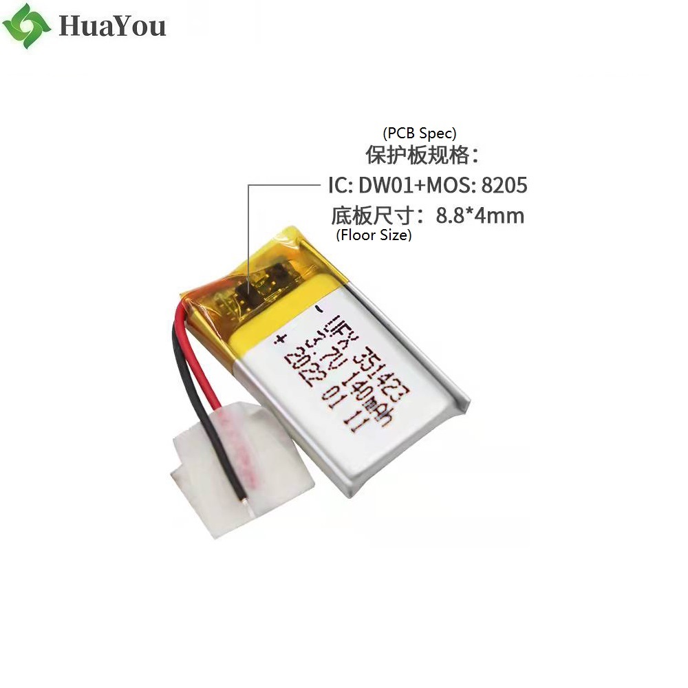 180mAh Beauty Instrument Batteries