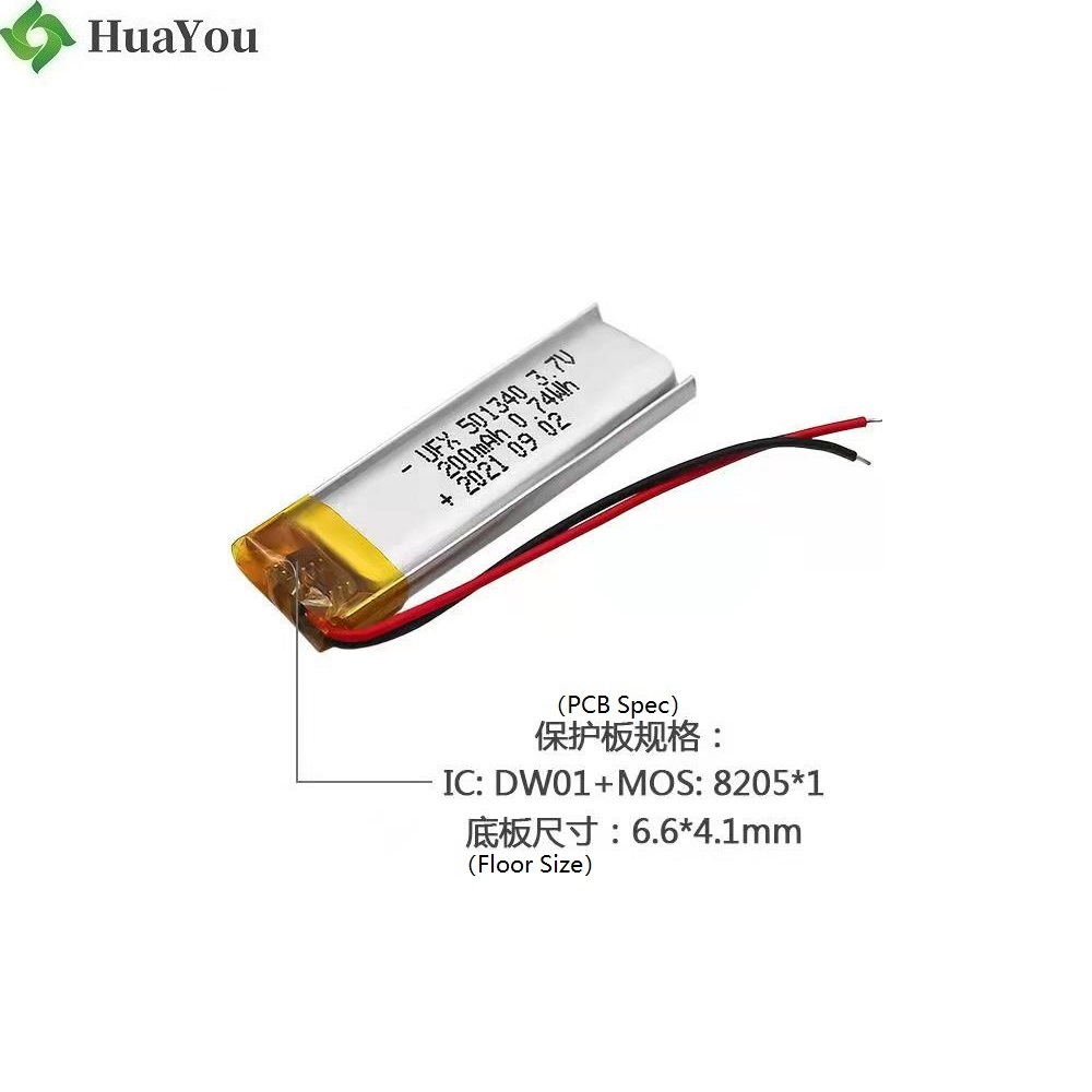 China Best Lithium-ion Cell Manufacturer Supply 200mAh Battery