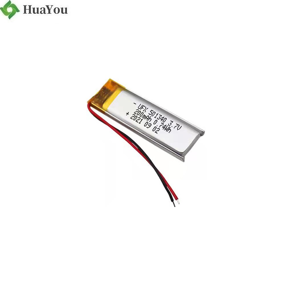 501340 3.7V 200mAh Lipo Battery