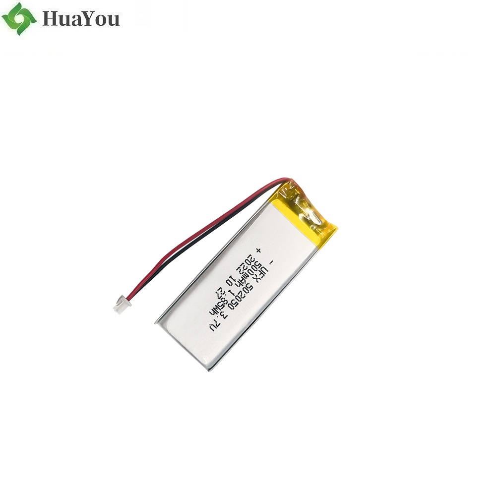 502050 3.7V 500mAh Battery