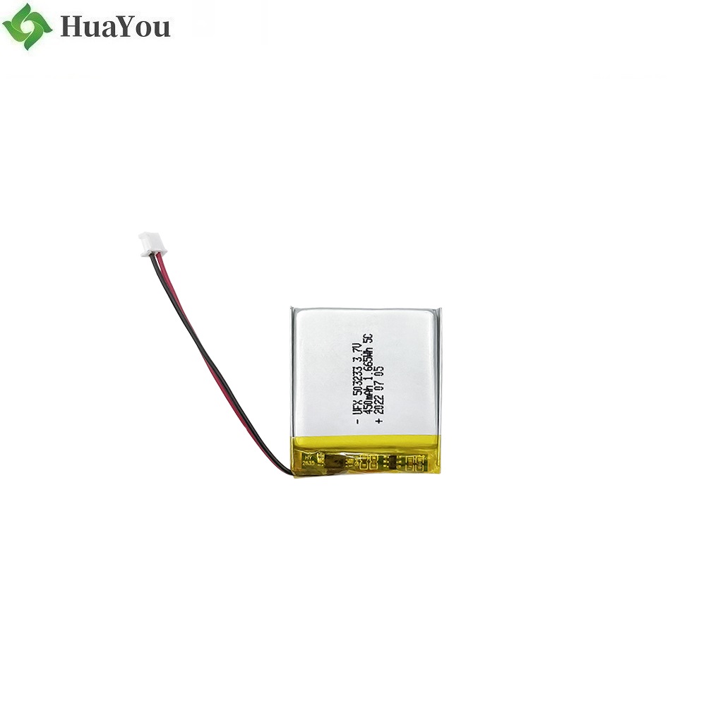 503233 3.7V 450mAh Lithium-ion Polymer Battery