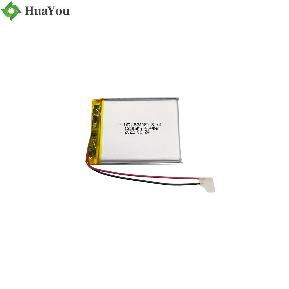 524050 3.7V 1200mAh Lithium-ion Battery