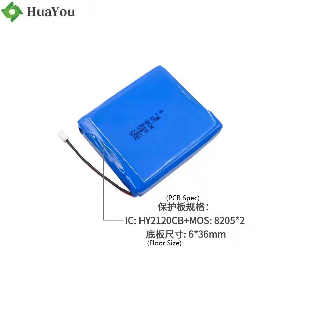 696066-2S 7.4V 3400mAh Lithium-polymer Battery Pack