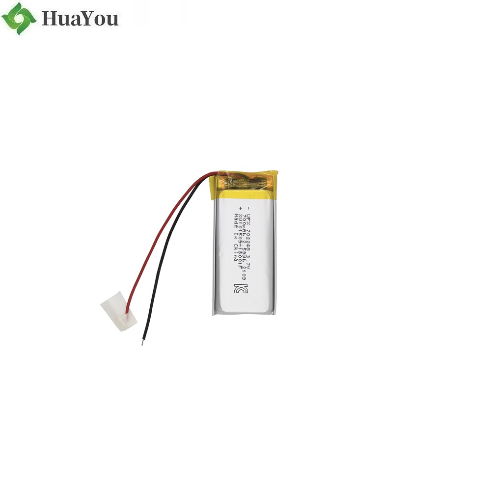 702248 3.7V 700mAh Li-po Battery