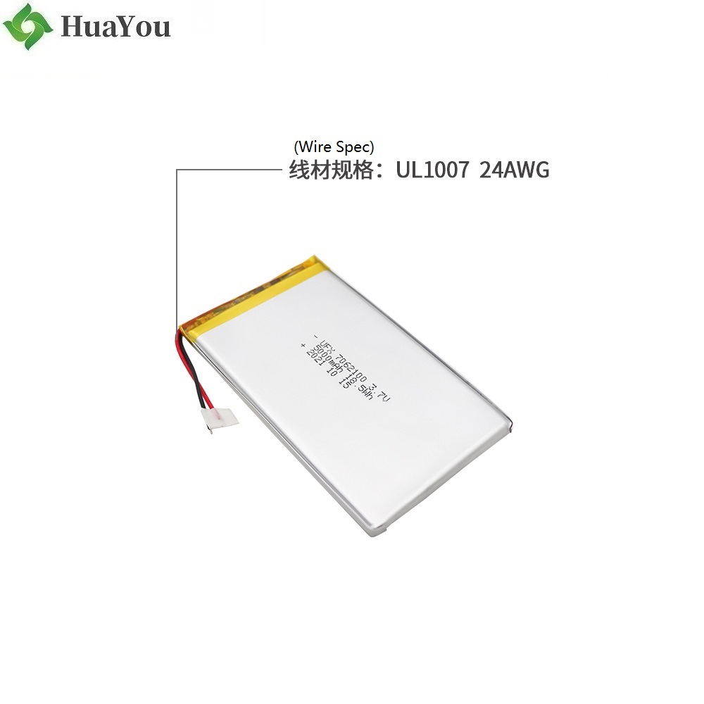 7062100 3.7V 5000mAh Lipo Battery