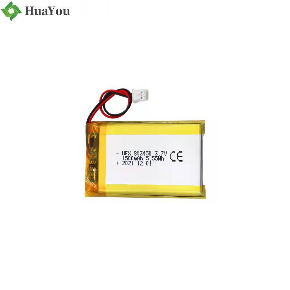 China Lithium-ion Polymer Cell Factory Customized 3.7V Battery