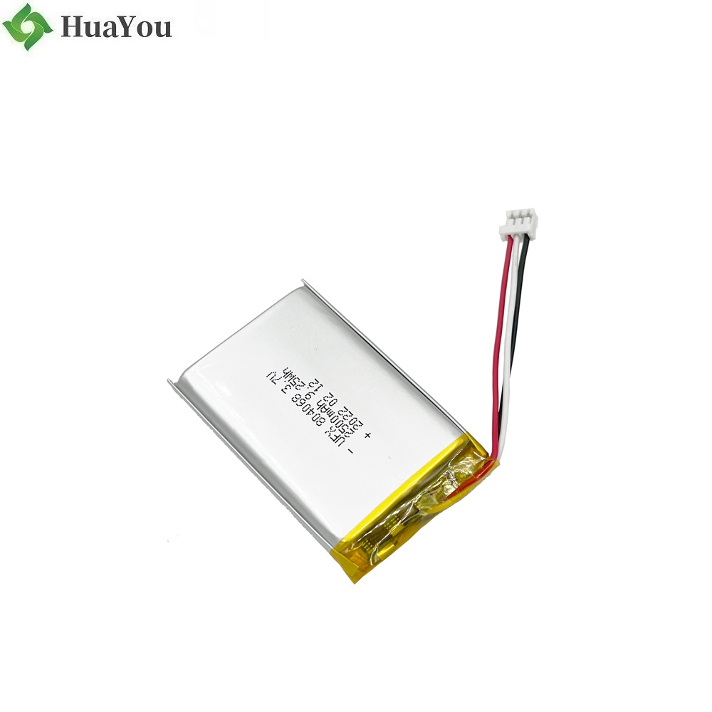 804068 3.7V 2500mAh Li-po Battery with with KC UL1642 Certification