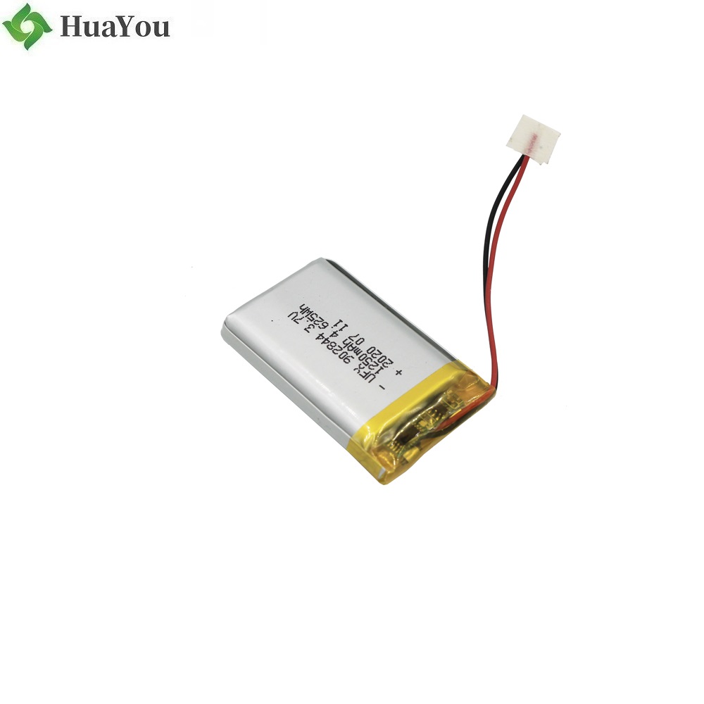 902844 3.7V 1250mAh Li-polymer Battery